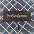イヴサンローラン Yves Saint Laurent チェック柄 シルク ネクタイ メンズ