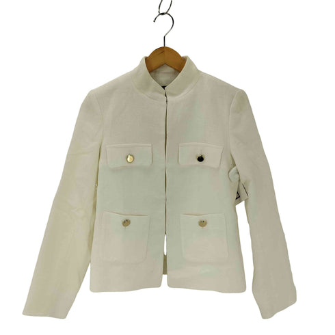 ザラ ZARA テクスチャーブレザージャケット 金ボタン レディース import:XS
