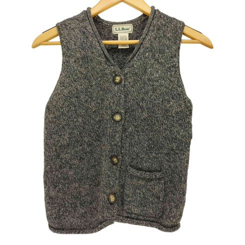 エルエルビーン L.L.Bean 90-00S レーヨン混 ウール ニット ベスト レディース import:XS