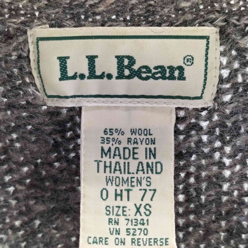 エルエルビーン L.L.Bean 90-00S レーヨン混 ウール ニット ベスト レディース import:XS