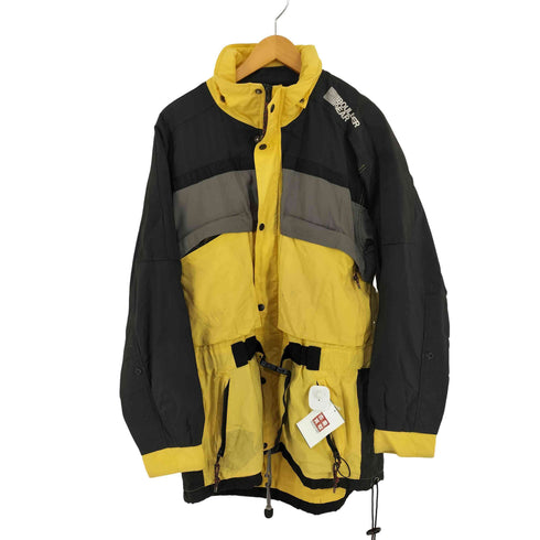 BOULDER XX GEAR バングラデシュ製 フード裾ドローコード ナイロン スキージャケット メンズ import:L