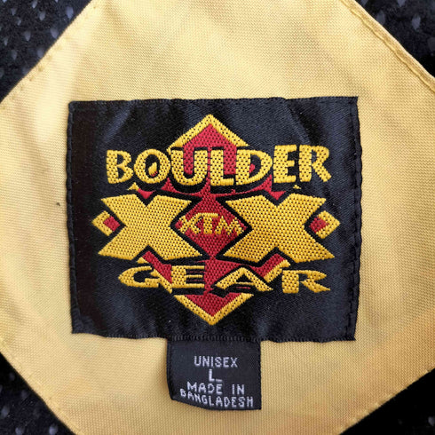 BOULDER XX GEAR バングラデシュ製 フード裾ドローコード ナイロン スキージャケット メンズ import:L