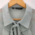 ザラ ZARA プリーツフリルブラウス レディース import:S