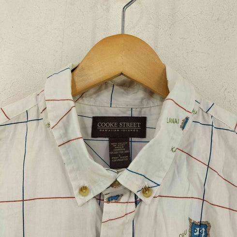 クックストリート Cooke Street マップ柄 S/S シャツ メンズ import:L