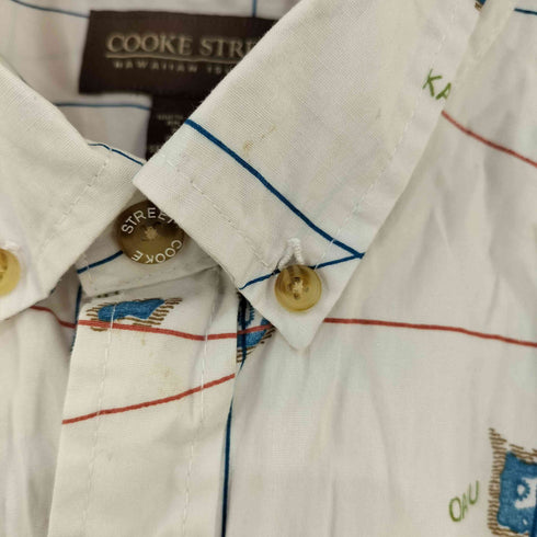 クックストリート Cooke Street マップ柄 S/S シャツ メンズ import:L