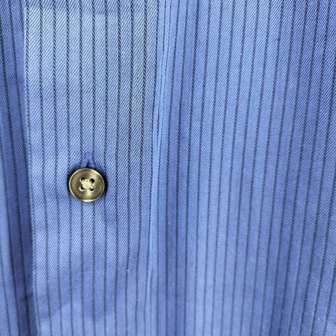 ヴァンヒューゼン VAN HEUSEN ストライプ レギュラーカラーシャツ メンズ import:XL
