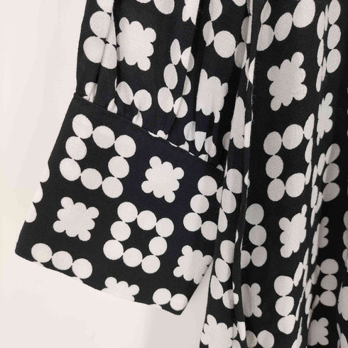 ザラ ZARA 幾何学模様シャツドレス レディース import:S