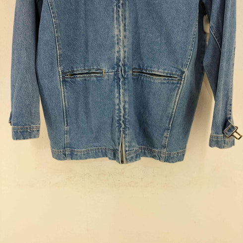 A.M.I マカオ製 襟コーデュロイ デニムカバーオールジャケット メンズ import:M