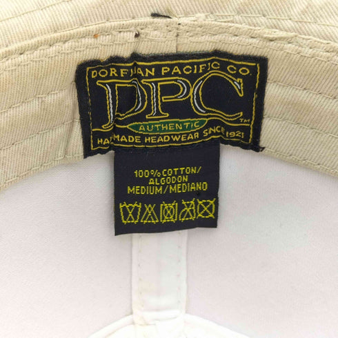 DPC レザー テープ コットン 中折れ ハット メンズ MEDIUM