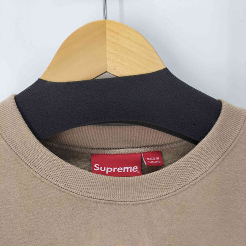 シュプリーム Supreme 23SS Small Box Crewneck Tan スモールボックスロゴ クルーネックスウェット メンズ JPN:L