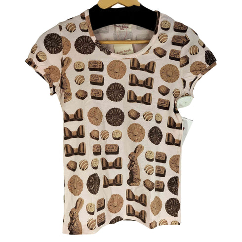 emily temple cute チョコレート 半袖 Tシャツ レディース JPN:M
