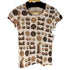 emily temple cute チョコレート 半袖 Tシャツ レディース JPN:M