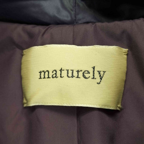 マチュアリー maturely Shawl Collar Down Jacket レディース FREE