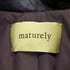 マチュアリー maturely Shawl Collar Down Jacket レディース FREE