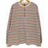 ヒューマンメイド HUMAN MADE HUMAN MADE STRIPED HENLEY NECK L/S T-SHIRT メンズ JPN:L