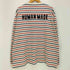 ヒューマンメイド HUMAN MADE HUMAN MADE STRIPED HENLEY NECK L/S T-SHIRT メンズ JPN:L