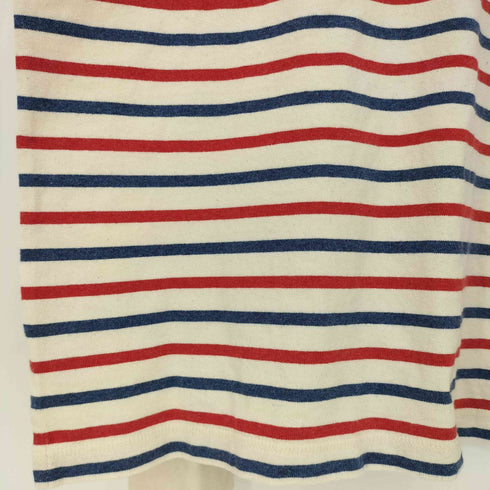 ヒューマンメイド HUMAN MADE HUMAN MADE STRIPED HENLEY NECK L/S T-SHIRT メンズ JPN:L