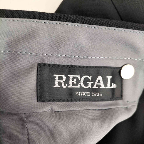 リーガル REGAL ノータック ウールポリ スラックスパンツ メンズ