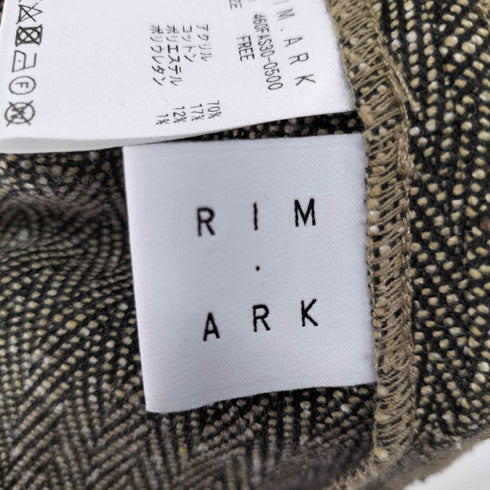 リムアーク RIM.ARK ハイネックツイードタックトップス レディース FREE