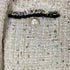 ザラ ZARA ツイード ノーカラージャケット レディース import:M