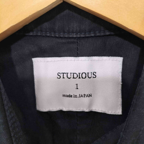 ステュディオス STUDIOUS バイカラー ショートスリーブ シャツ メンズ JPN:1