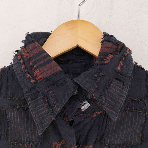 BICHE DE BERE ツギハギ パッチワークシャツ レディース import:S