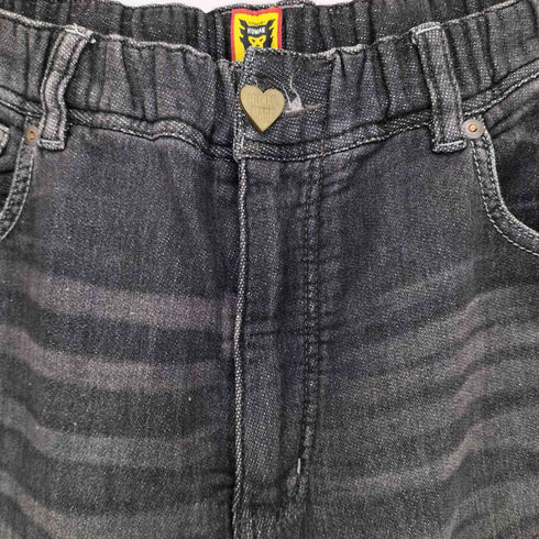 ヒューマンメイド HUMAN MADE RELAX DENIM PANTS ダメージ&リペア 加工 スウェットデニム メンズ JPN:XL