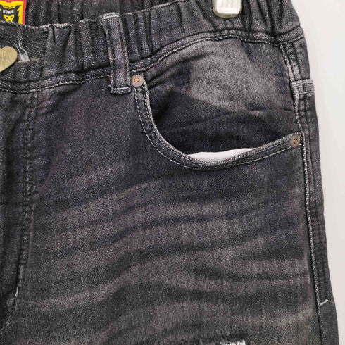 ヒューマンメイド HUMAN MADE RELAX DENIM PANTS ダメージ&リペア 加工 スウェットデニム メンズ JPN:XL