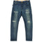 ヒューマンメイド HUMAN MADE RELAX DENIM PANTS ダメージ&リペア 加工 スウェットデニム メンズ JPN:XL