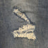 ヒューマンメイド HUMAN MADE RELAX DENIM PANTS ダメージ&リペア 加工 スウェットデニム メンズ JPN:XL