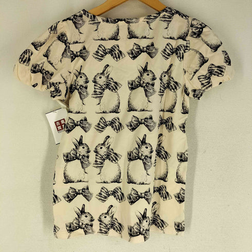 emily temple cute ウサギ 総柄 半袖 Tシャツ レディース JPN:M