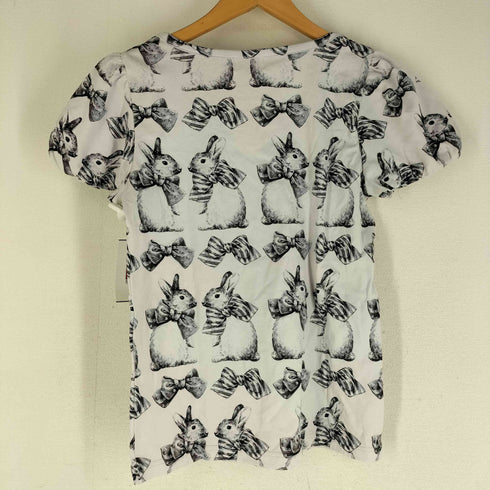 emily temple cute ウサギ 総柄 半袖 Tシャツ レディース JPN:M