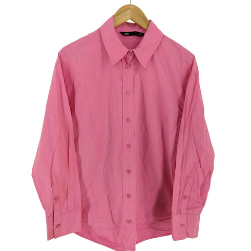 ザラ ZARA レギュラーカラーシャツ レディース import:M