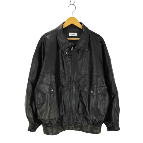 アズールバイマウジー AZUL by moussy 24SS フェイクレザーオーバーブルゾン レディース FREE