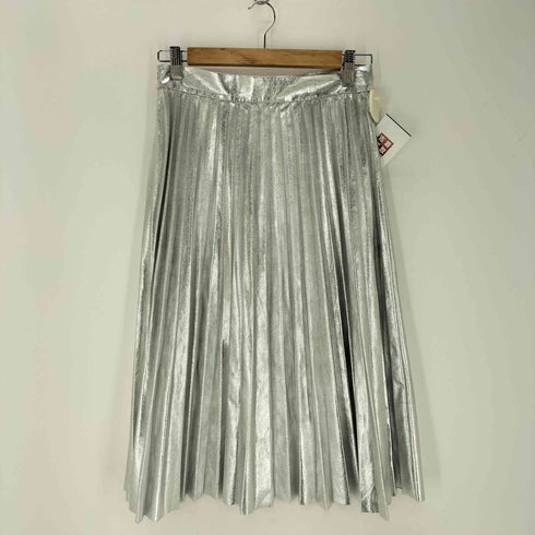 ザラ ZARA メタリック プリーツスカート レディース S