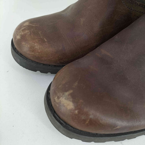 アグオーストラリア UGG Australia サイドジップ ボア レザーショートブーツ レディース JPN:24