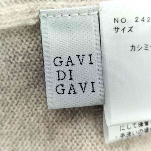 GAVI DI GAVI カシミヤ100クルーネックニット レディース 9f
