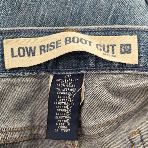 ギャップ Gap 00S LOW RISE BOOT CUT デニムパンツ レディース 2R