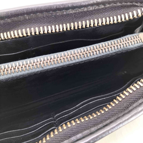 カンポマッジ campomaggi Purse in black leather with rivets メンズ