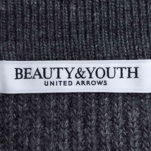 ビューティーアンドユースユナイテッドアローズ BEAUTY & YOUTH UNITED ARROWS スキッパーニット ロングスリーブ プルオーバー レディース