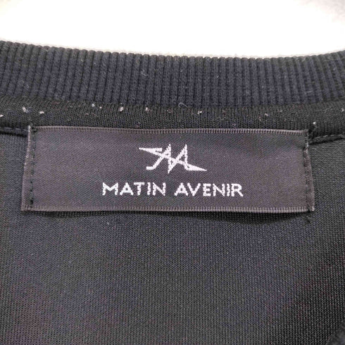 マタンアヴニール MATIN AVENIR フロントプリント刺繍デザインスウェット メンズ JPN:S
