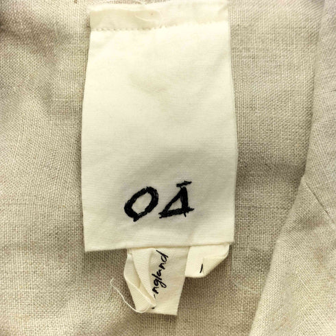 オマールアフリディ Omar Afridi BOX JACKET リネン ボックスジャケット メンズ JPN:M