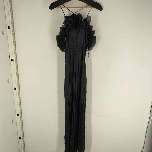 ザラ ZARA フリルホルターネック ジャンプスーツ レディース import:S