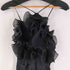 ザラ ZARA フリルホルターネック ジャンプスーツ レディース import:S