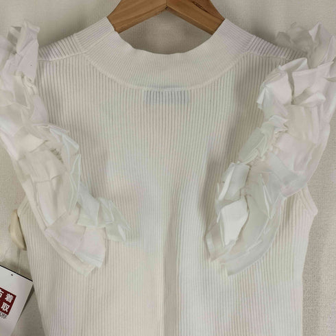 ノエラ Noela 23SS フリルスリーブニット レディース FREE