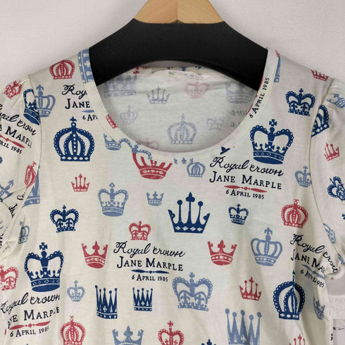 Jane Marple Royal Crown パフTシャツ レディース M