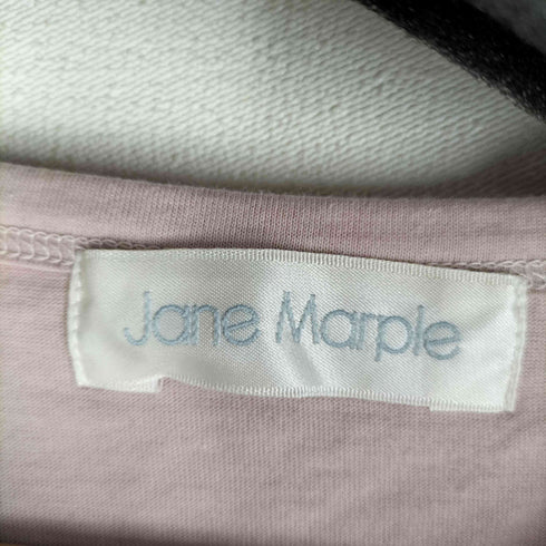 Jane Marple ロゴプリント パフスリーブカットソー レディース M