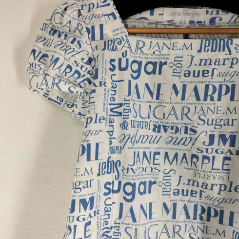 Jane Marple シュガーロゴ 半袖Tシャツ レディース M