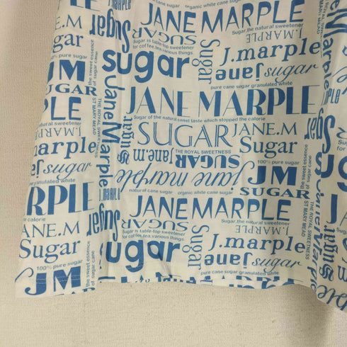 Jane Marple シュガーロゴ 半袖Tシャツ レディース M
