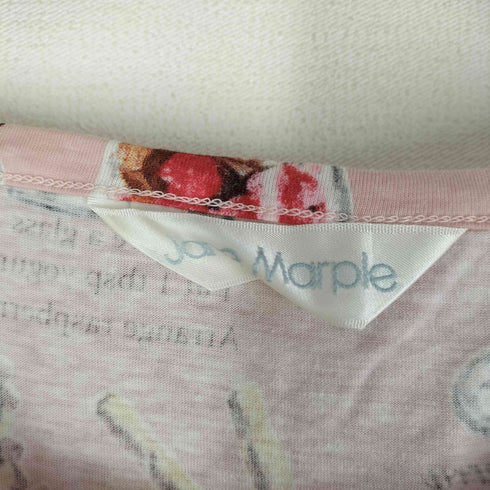 Jane Marple パフェ柄 プリントワンピース 膝丈 レディース M